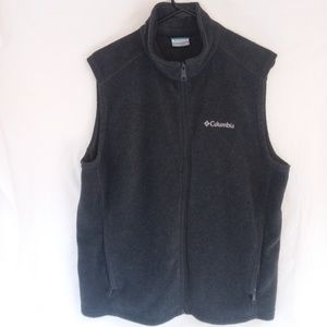 Mens columbia fleece vest size medium
